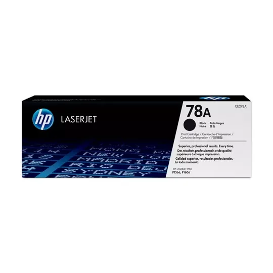 TONER HP 78A NEGRO ORIGINAL CE278A RENDIMIENTO ESTÁNDAR DE 2100 PÁGS. APROXIMADAMENTE SAT:44103103