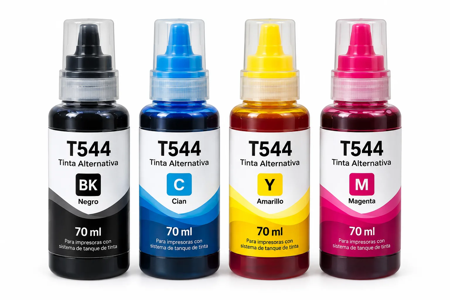 TINTA EPSON COMPATIBLE  CUALQUIER COLOR T544  100 ML -NEGRO CIAN MAGENTA AMARILLO (PARA IMPRESORA  Y MULTIFUNCIONALES EPSON  SAT:44103105 (Copia)