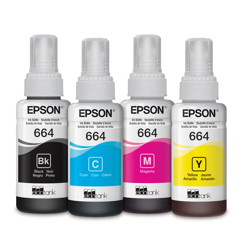 TINTA EPSON 664 NEGRO CIAN MAGENTA AMARILLA  L200 L220 L310  ( T664120-AL T664220-AL T664320-AL T664420-AL) SAT:44103103