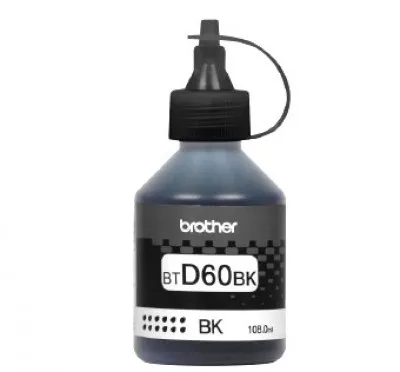 BOTELLA DE TINTA BROTHER BTD60BK/NEGRO RENDIMIENTO APROXIMADO DE 6500 PÁGINAS SAT:44103105